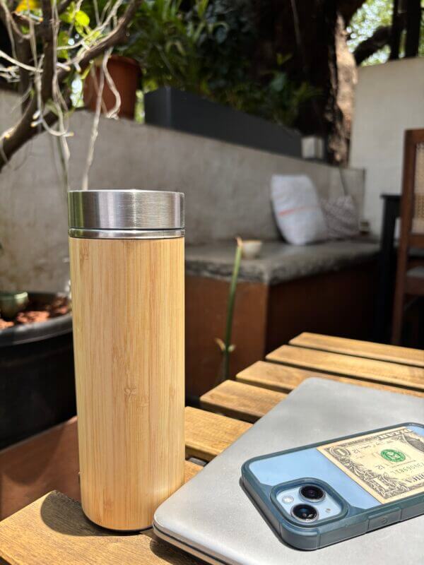 Bamboo Insulated Bottle