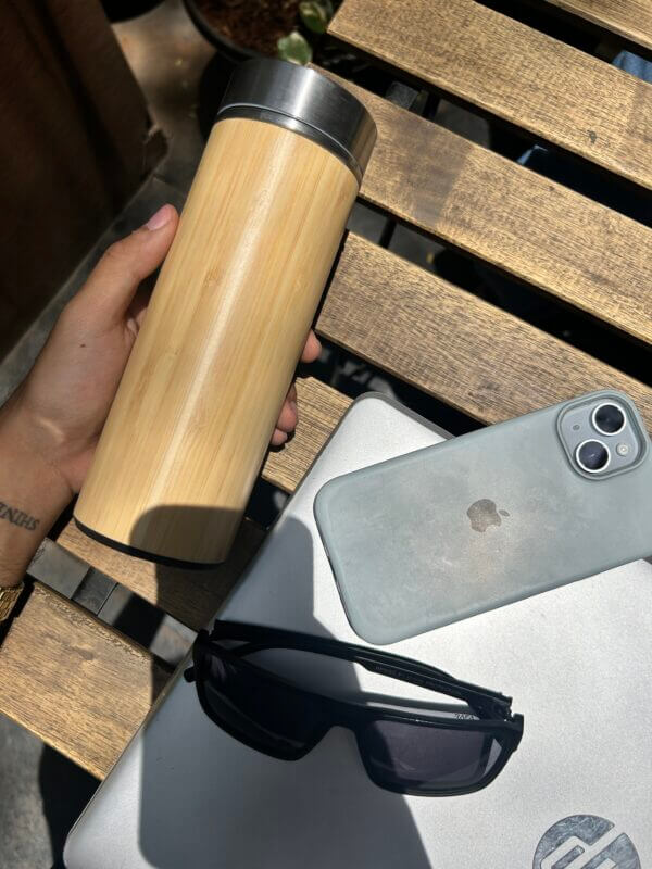 Bamboo Insulated Bottle